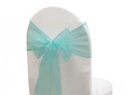 Chair bow organza sashes - organza,