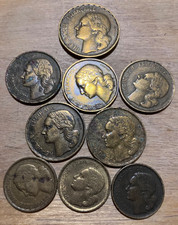 Monnaie France, 1951, lot de 9