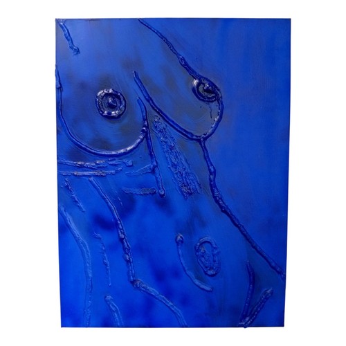 Bleu outremer yves - klein, nu