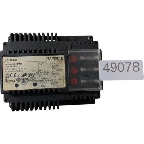 Sss siedle 602 redresseur - siedle,