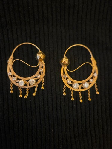 Boucles oreilles savoyarde - boucles, d