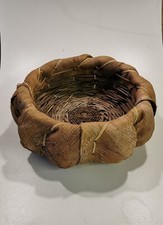 Ancien Panier / Corbeille À Fruit En Vannerie Artisanale / Art Africain?