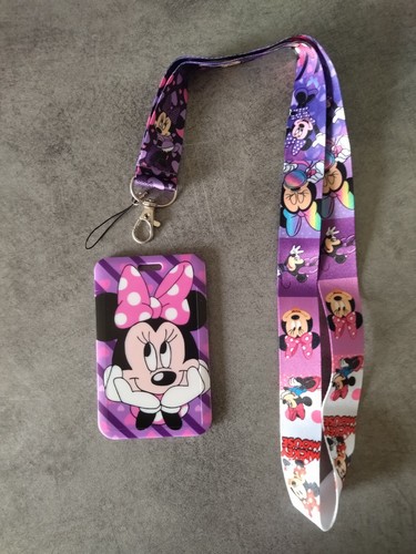 Porte carte badge minnie - porte, carte-badge