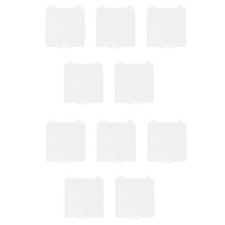  10pcs Nail Pieds Base de rangement Conteneur de rangement en plastique