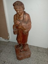 bois statue buste sculpture