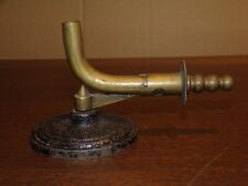 Ancien bec bunsen laiton pied