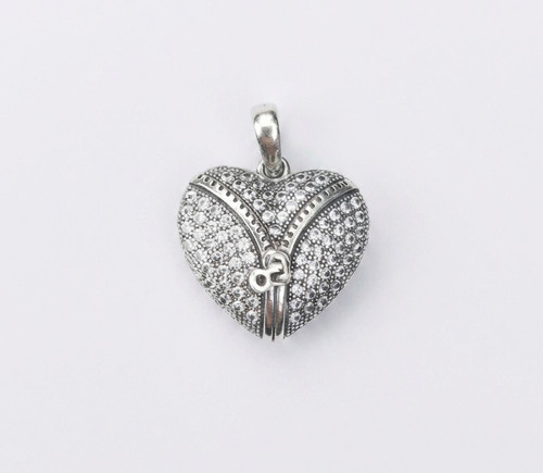 Pendentif cœur fermeture - pendentif,
