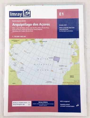 Carte marine imray - marine, iles