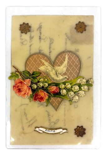 Carte postale souhait - souhait, en