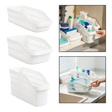 Panier de rangement multifonctionnel avec étagères à poulie Petits bacs de