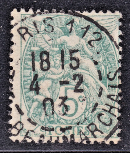 Timbre 1900 france - france, type