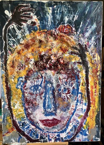 Grand tableau peinture - tableau,