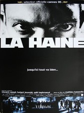 Haine affiche cinéma - la,