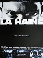 LA HAINE Affiche Cinéma Originale ROULEE 53x40 Movie Poster Mathieu Kassovitz