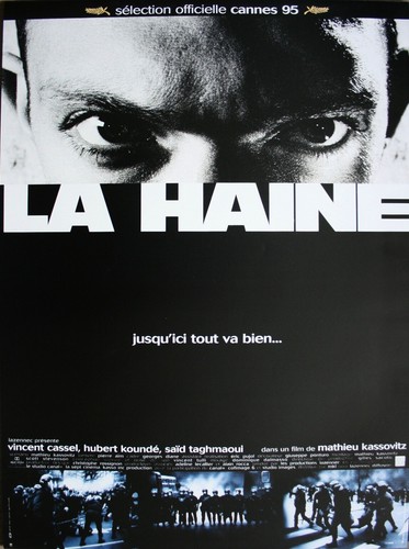 Haine affiche cinéma - haine,