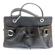 LANCEL Paris Pebbled Leather