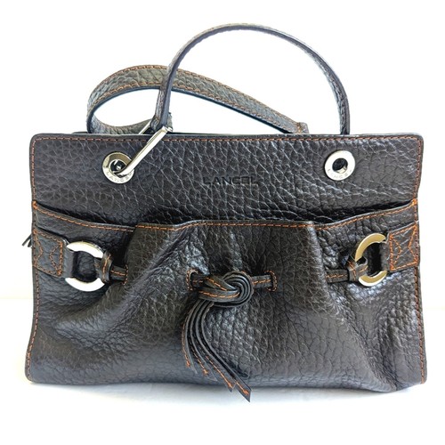 Lancel paris pebbled leather - lancel,