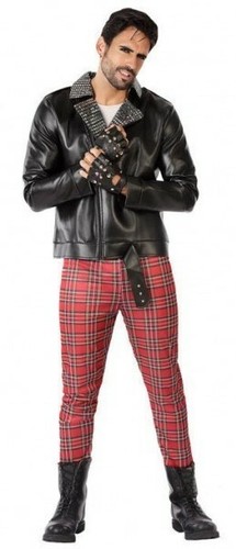 Déguisement homme punk noir - déguisement,