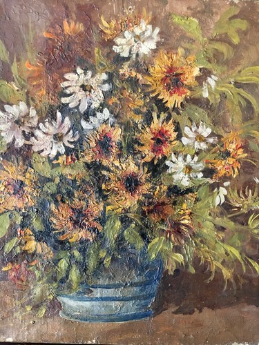 Ancien tableau peinture huile - ancien,