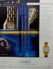 publicité     CARTIER la montre panthere    ANNEE 1989  M 1369