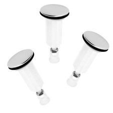 Bouchon Lavabo 3 Pièces Bouchon Evier Bouchon Lavabo Salle de Bain Forte Étan...