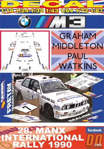 Decal bmw middleton - m3, g.middleton