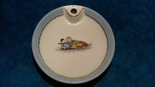 Ancienne assiette bouillie - assiette,