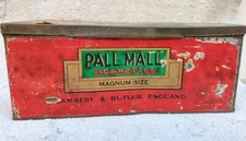Vintage Cigarette Publicité Boite Boîte Lamber & Buttler Pall'Mall 'Angleterre