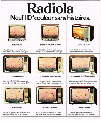 Publicite 1975 radiola - publicite,