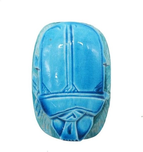 Scarabée égyptien turquoise - Égyptien,