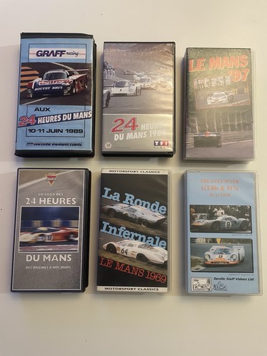 Lot vhs 24h mans - vhs, du