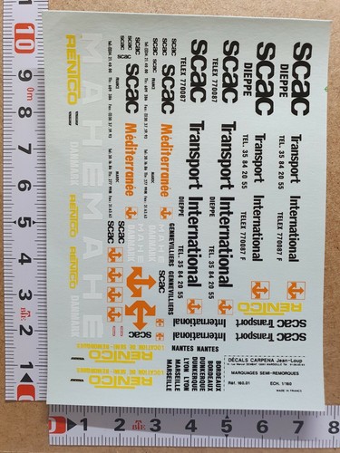 Decals 160 marquages - decals,
