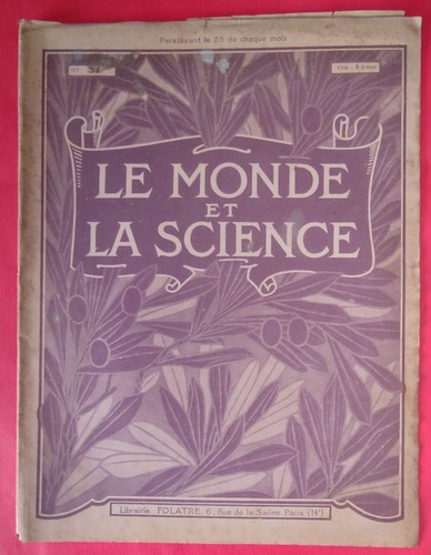 Revue monde la science - la,