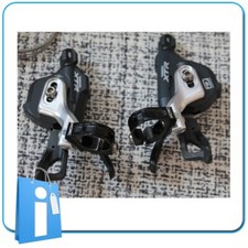 Manettes Changement Shimano XTR SL-M980 10V I-Spec + Serrage Kcnc Noir MTB m980