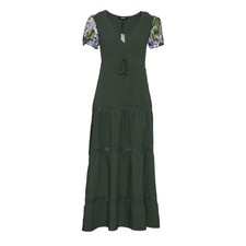 Desigual Dress Dark Green Maxi