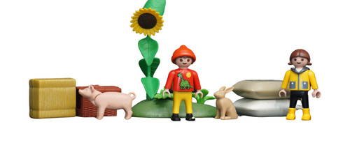 Playmobil enfants ferme