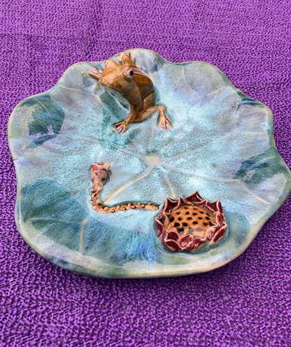 Assiette décorative grès - assiette,