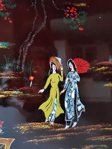 Tableau vintage asiatique