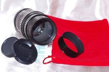 KING BOKEH objectif M42 200mm f4 MEYER ORESTEGOR bouchon-pare-soleil-housse TBE