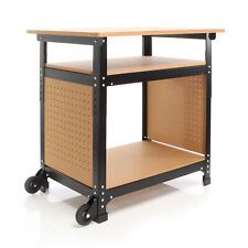 XPOtool Établi mobile Réglable Hauteur Table de travail Paroi perforée Atelier