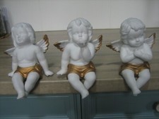 3 Figurine Ange Angelot assis