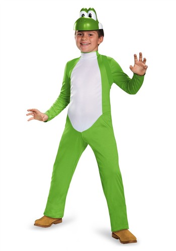 Yoshi costume deluxe super - costume,