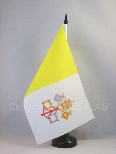 Drapeau table vatican - de,