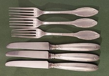 6 Couverts à dessert Art