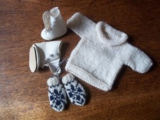 bottines blanches,pull et