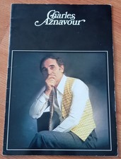CHARLES AZNAVOUR Programme de Concert Olympia 1976 - 36 Pages