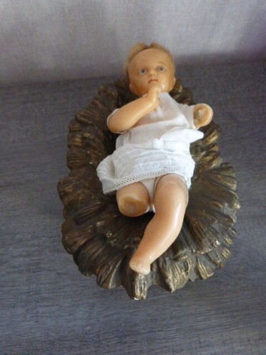 Enfant jésus cire yeux en - jésus, cire,yeux