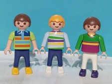 PLAYMOBIL x3 FIGURINES ENFANTS