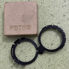 Cache adaptateur cranté OBJECTIF FOTOR accessoire appareil photo lot de 2