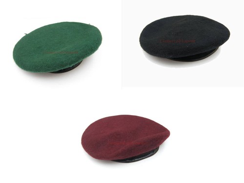 Neuf noir bordeaux vert béret - neuf,